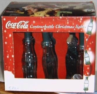 4005-13 € 12,50 coca cola kerstverlichting flesjes met ned. stekker lengte ca 6 mtr